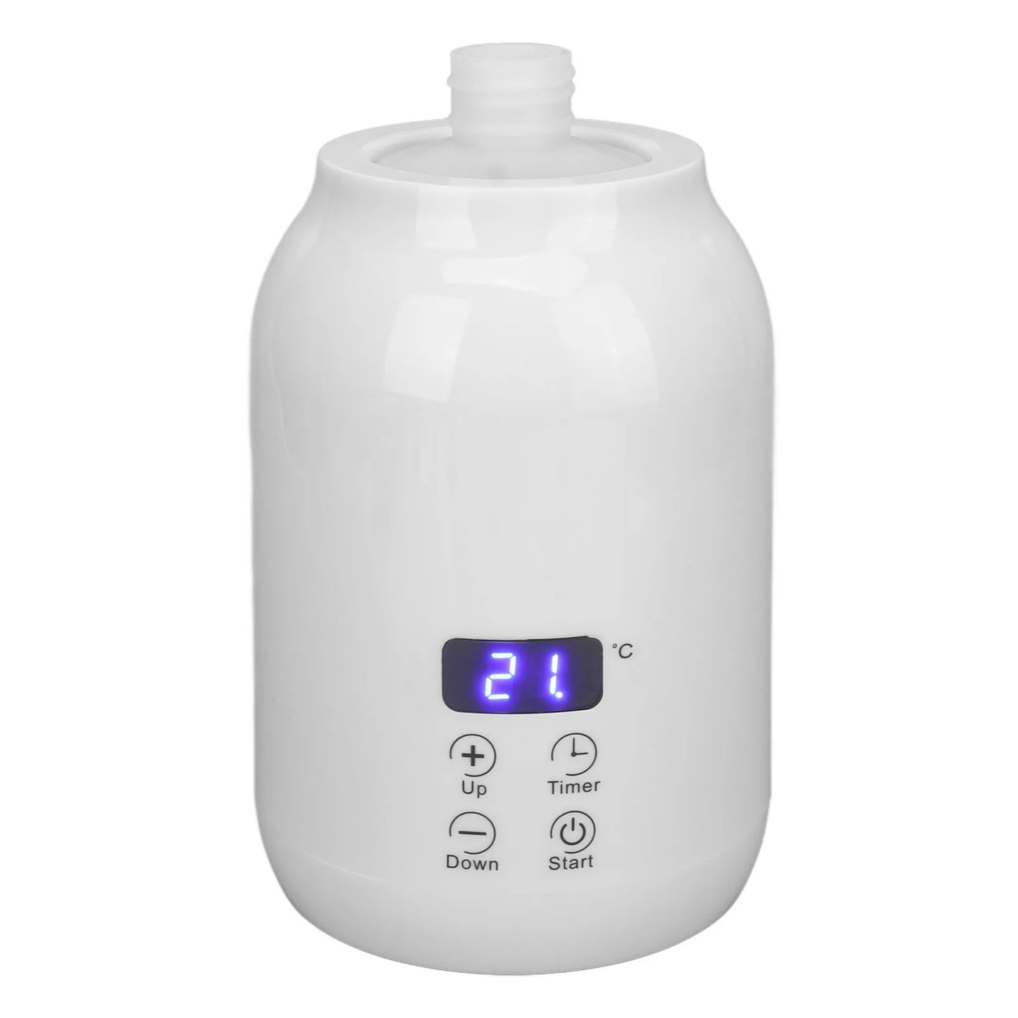 Single Bottle Massage Oil Heater Massage Oil Heater LED Display Touch Control Temperature Adjust Essential Oil Bottle Warmer