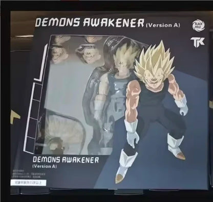In Stock Black Hole Toys & TK Dragon Ball SHF Super Saiyan SSJ Majin Vegeta Full Power Anime Action Figures Models Gifts Toy