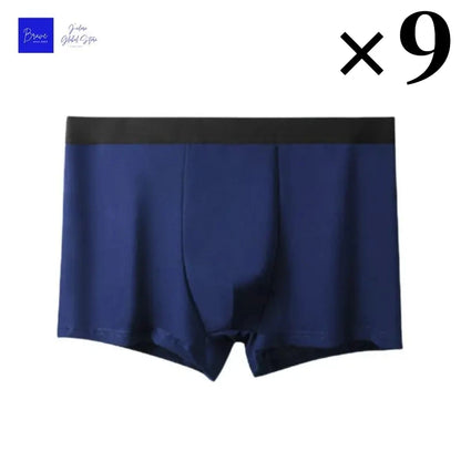 Men's Solid Black Boxers Ultra-Soft Breathable Stretch Daily Underwear Bulk Pack Easy Laundry Change