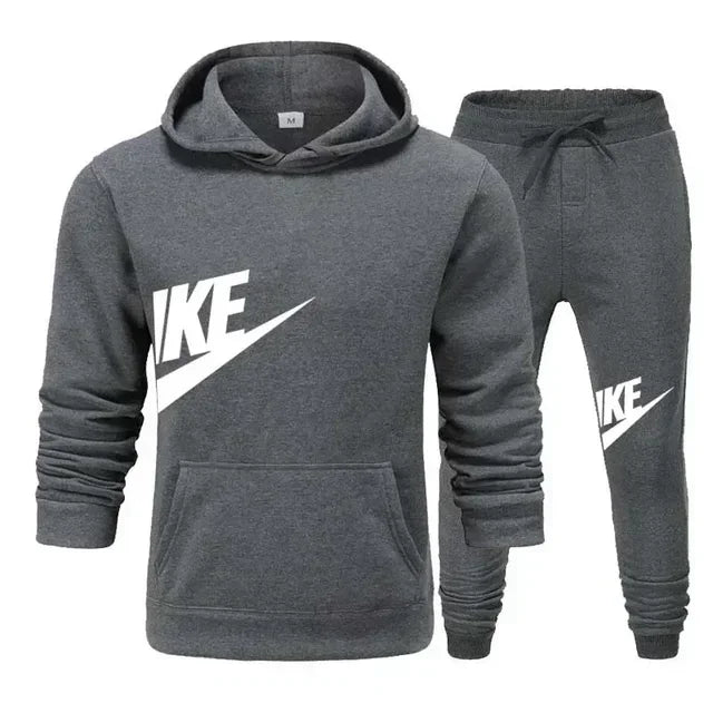 2025 Men's Sport Outfit, fashionable men's and women's casual suit hooded sweatshirt outdoor winter/spring sport hooded sweats