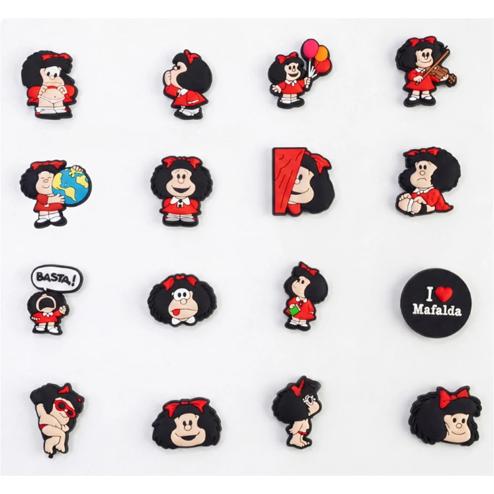 16-100pcs The Lovely Girl Shoe Charms For Sandals, Shoe Decoration Accessories Shoe Pins Great Gift For Men Women