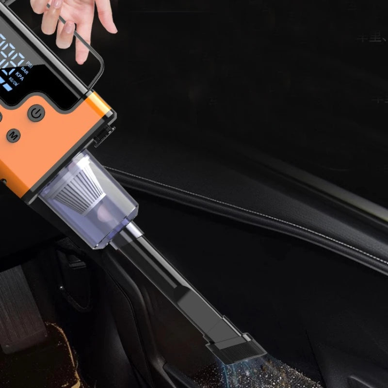 Multifunctional Cars Emergency Start Power Supply Three-in-one Car Air Pump Vacuum Cleaner Portable Professional Jump Starter