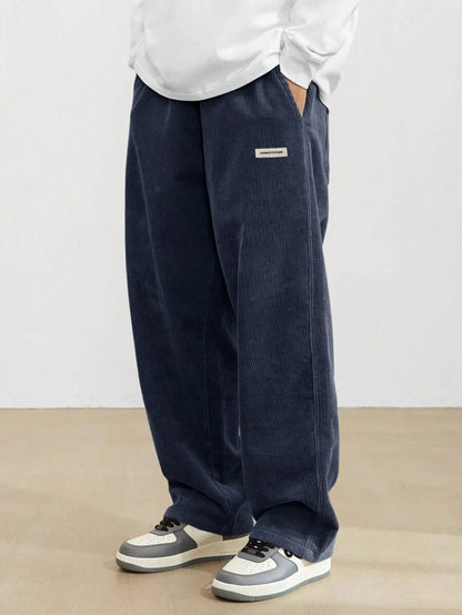 Men's Casual Pants Loose Pants Corduroy Breathable Loose Outdoor Pants Fashionable Design Jogging Pants 2026 New Casual Pants