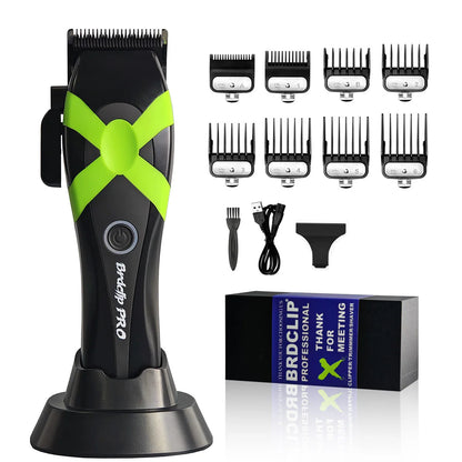 New Professional BRDCLIP M3C 8800RPM High Motor Hair Clipper DLC Blade Barber with Base 4500mAh Hair Cutting Machine Men Trimmer