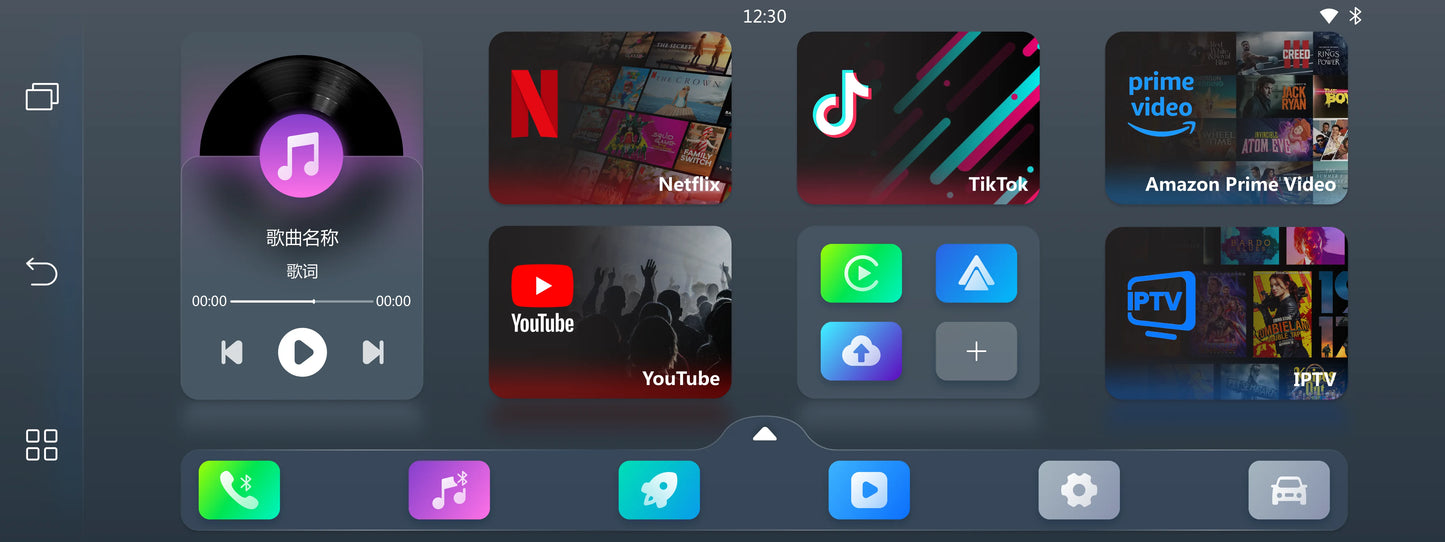 Ottocast Play2video Pro Ai Box Wireless CarPlay Android Auto Adapter Built in Youtube Netflix for Car with Wired Carplay