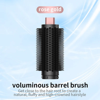 Professional 6 in 1 Cold Hot Air Styling Brush Hair Dryer Curling Iron Straightener Flat Iron 1700W Fast Dry Voluminous Waves