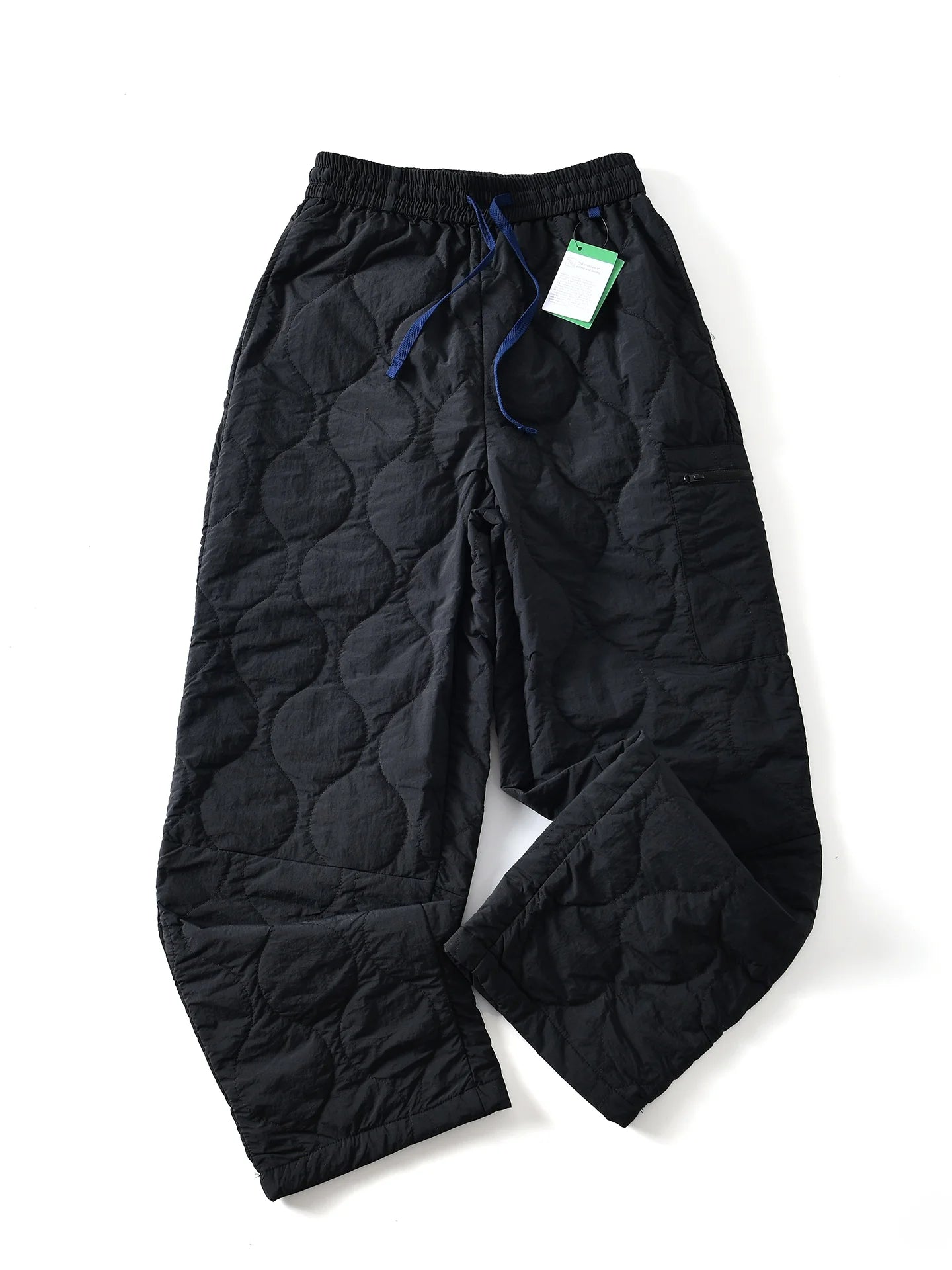 Water-Resistant Cotton Trousers for Men And Women Outdoor Sports Warm Straight Tube Nylon Fiber Youthful Vitality Long Pants