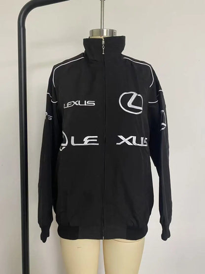 Lexus High-End Embroidered Cotton Jacket F1 Racing Motorcycle Warm Riding Jacket 4S Store Customized Workwear