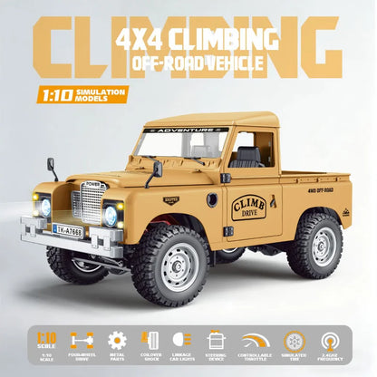 In Stock New 1:10 Full Scale Pickup All Terrain Simulation Off Road Climbing Vehicle RC CAR