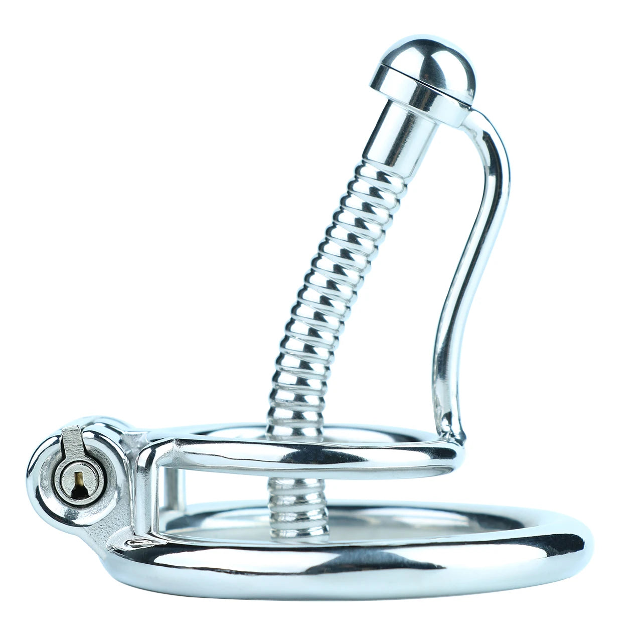 FRRK-238 Urethral Tube Piercing Metal Chastity Cage Lock Cock Device Adult Game 정조대 Male Penis Exercise Advanced Player Sex Toy