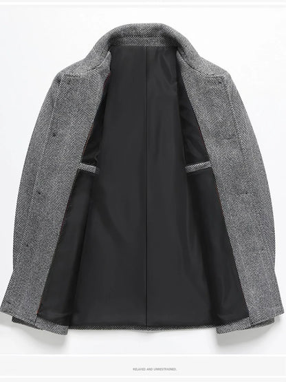 2026 Spring/Summer New Men's Jacket - Anti-wrinkle, Soft, Form-fitting Business Fashion Coat - Suitable for Daily Wearing