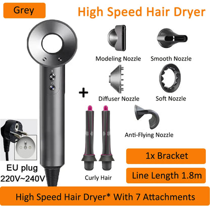 Professinal Negative Ion For Dyson Hair Dryer Hairdryer Leafless Constant Temperature High Speed Quick Dry Home Powerful Electri