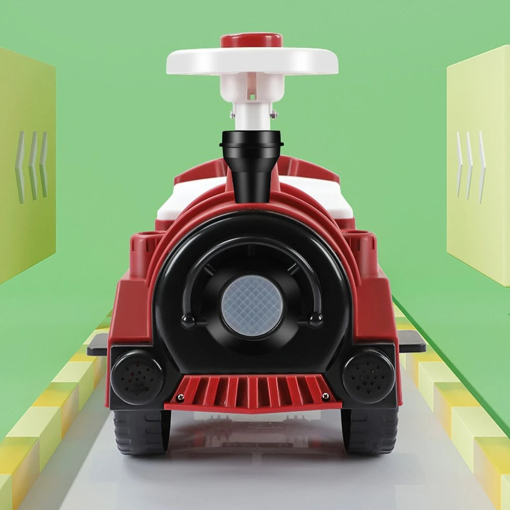 Ride on Toys for Kids Ride On Train with Lights & Music Retro Balance Bike Balance Car Toy Birthday Gift for Toddlers Boys Girls