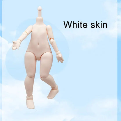 Original 1/6 Doll Parts White/Tan Skin 2.0 Version Doll's Body for Imomodoll Soft Rubber Diy Toys Girls Dress Up Birthday Gift