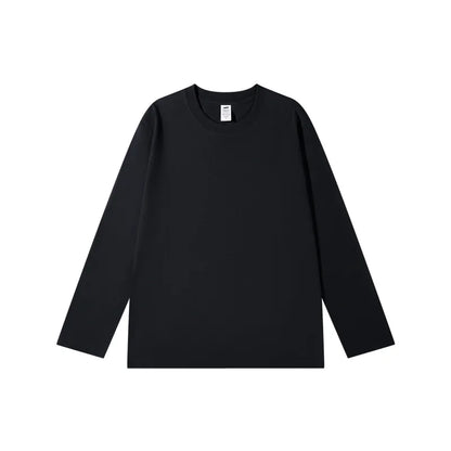 Spring Summer Tops T-shirt Women Solid Cotton Long Sleeve Bottoming Shirt Casual Korean Top Tees Harajuku Loose Basic Tshirt