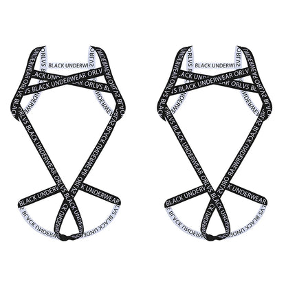 Fashion Harness Straps Body Bondage Costume Men Bra Sexy Underwear Nightclub Erotic Hollow Out Performance Tank Top Clothing