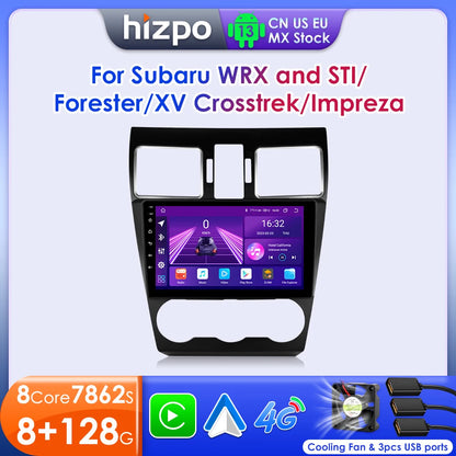 Hizpo Car Intelligent Systems For Subaru Forester WRX and STI XV Crosstrek Impreza 2015 2016 - 2018 Stereo GPS Navi 2din Carplay