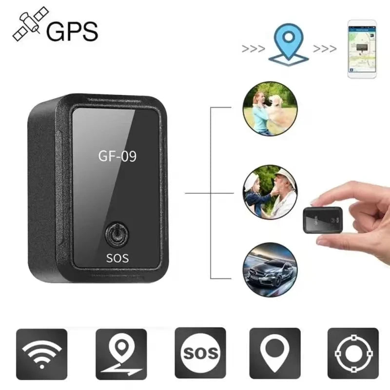 GF09 Mini GPS Tracker Car Locator App ControReal Time Tracking Location  RecordingAnti-lost Positioner Device For Child