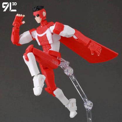 9L3D Printed Superheroes Invincible 2.0 Anime Multi-Jointed Shapeshift Toys Action Figures Mannequin Model Ornaments Gifts