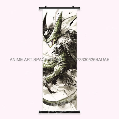 Dragon Ball Anime Wall Artwork Canvas Mural Scrolls Pictures Anime Character Son Goku Hanging Painting Poster Home Decoration