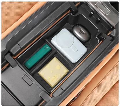 For Chery iCAR V27 2026 Silicone Central Control Lower Storage Box Interior Storage Privacy Box Modification Accessories