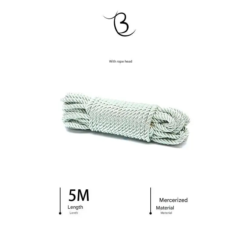 10m Shibari Bondage Rope,Soft Jute for Japanese Rope Art,Skin-Friendly for Beginners,Natural Color Skin-Safe Jute Couples Play