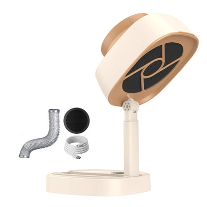 USB Rechargeable Desktop Mini Range Hood Foldable 5 Speed Suction Portable Tabletop Exhaust Fan for Hot Pot BBQ Apartment Use