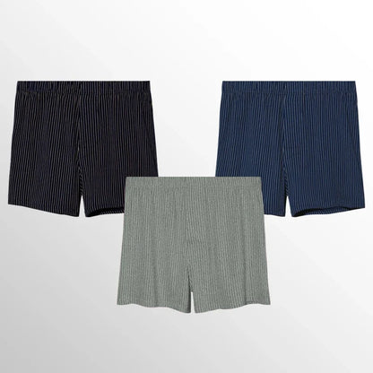 3pcThree pairs of loose cotton men's underwear, breathable home shorts, briefs, comfortable and loose home pajama pants, and Arr