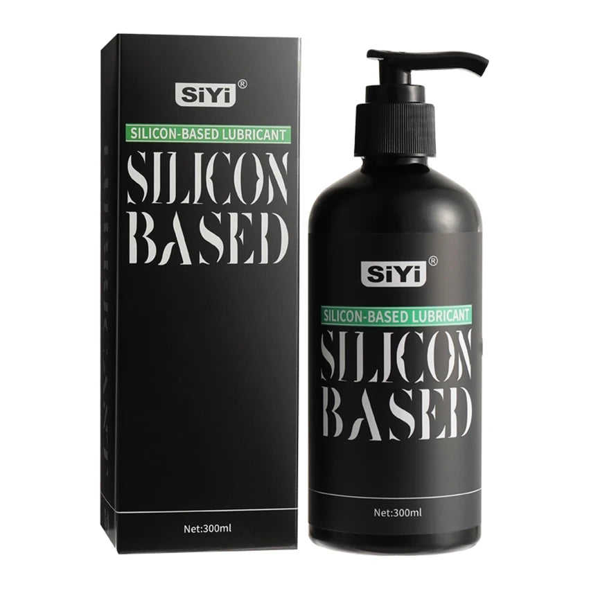 300ml Silicone-Based Lube with Press Pump,  Stringy Anal Lubricant Suitable for Sex Toys Ideal for Toys and Couples