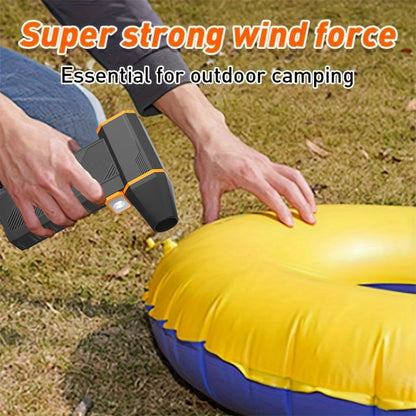 Turbo Jet Fan Electric Air Duster 10000mAh High-Speed Blower 130000RPM for Car PC Home Cleaning Powerful Portable Dryer Tool