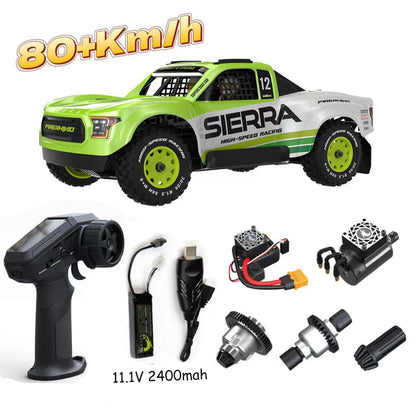 UDIRC 1203PRO 1/12 RC Short Course Truck 3S Brushless 4WD All Terrain Truck RTR Gyro Center Diff 3S BAT 4-Color LED Light System