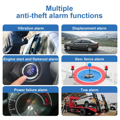 J16 4G+2G TrackerKing GPS Tracker for Car Anti-Theft Real-Time Tracking Device With Anatel certified
