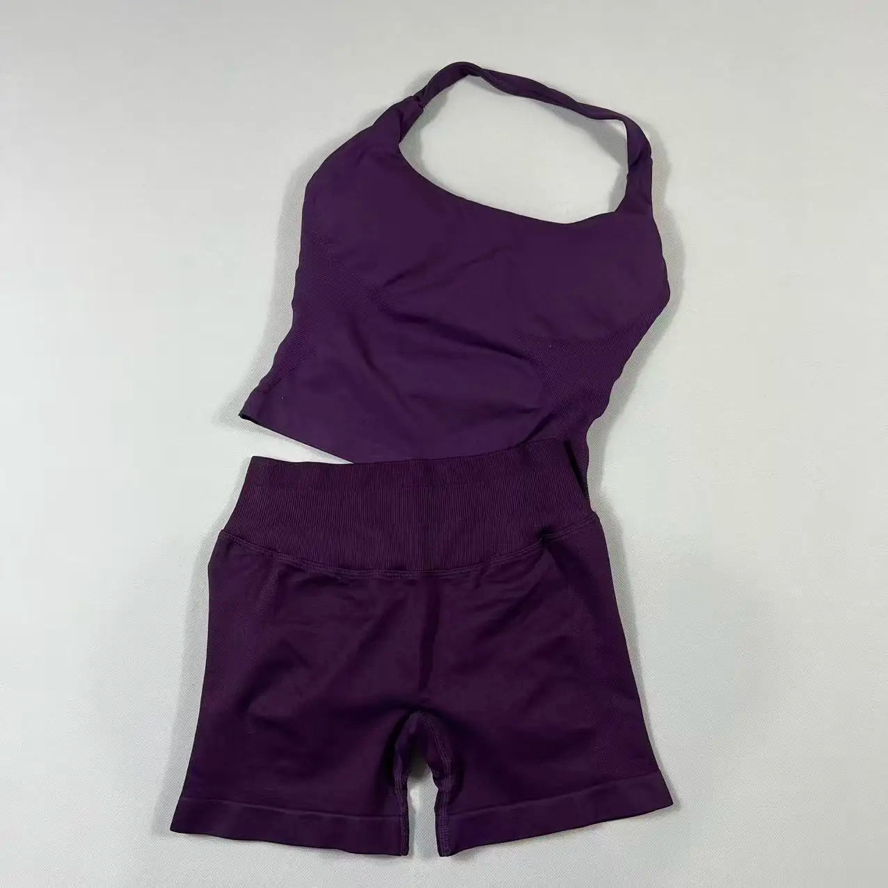 2 Pieces Sportswear Women Yoga Set Gym Clothes Sportswear Yoga Suits High Waist Scrunch Fitness Tracksuits  Pilates Set