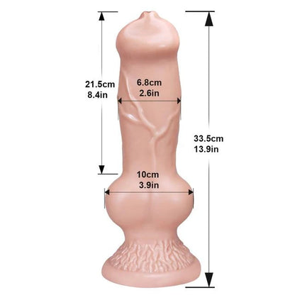 Huge Dildo Animal/Dog Dildo Realistic Penis with Suction Cup Big Butt Plug Giant Monster Cock Dick Adults Supplies for Men Women