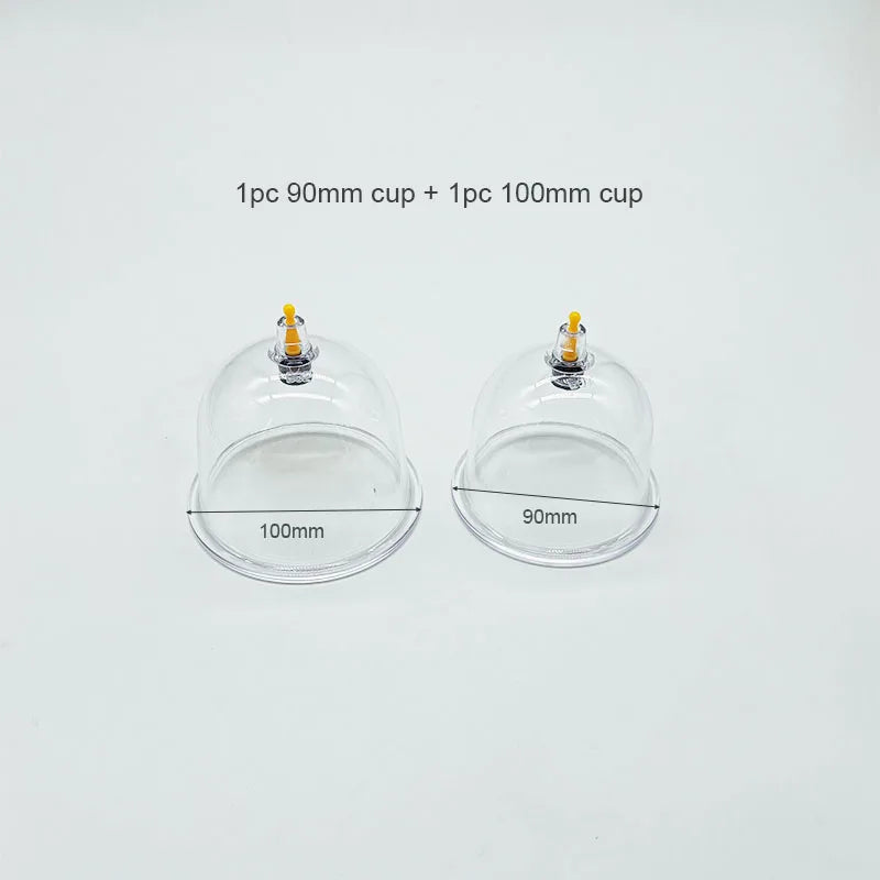 Big Size Vacuum Cupping Breast & Buttocks Enlargement Massager Suction Pump Machine Butt Lifting Device Back Massage Cans
