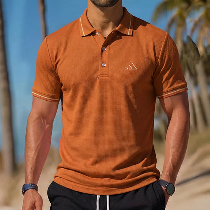 Men's Casual Polo Shirt Summer Streetwear Short Sleeve Business Casual Tops Quick-Drying Breathable Clothing POLO Shirt