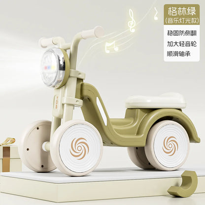 New children's balance bike, walker, or ride-on toy – 4-wheeled ride-on for ages 1–3 – a perfect gift for little ones