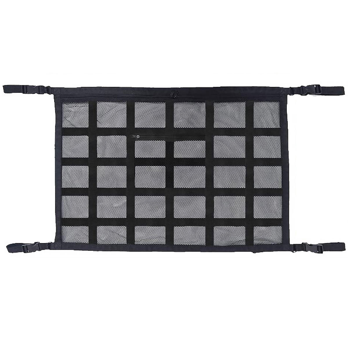 Car Ceiling Cargo Net Strong Load-Bearing Mesh Car Roof Storage Organizer Large Capacity Space Saving Car Ceiling Net Storage