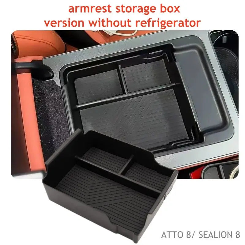 For BYD ATTO 8 SEALION 8 DMI DMP Armrest Storage Box Organizer 2025 2026 Interior Accessories