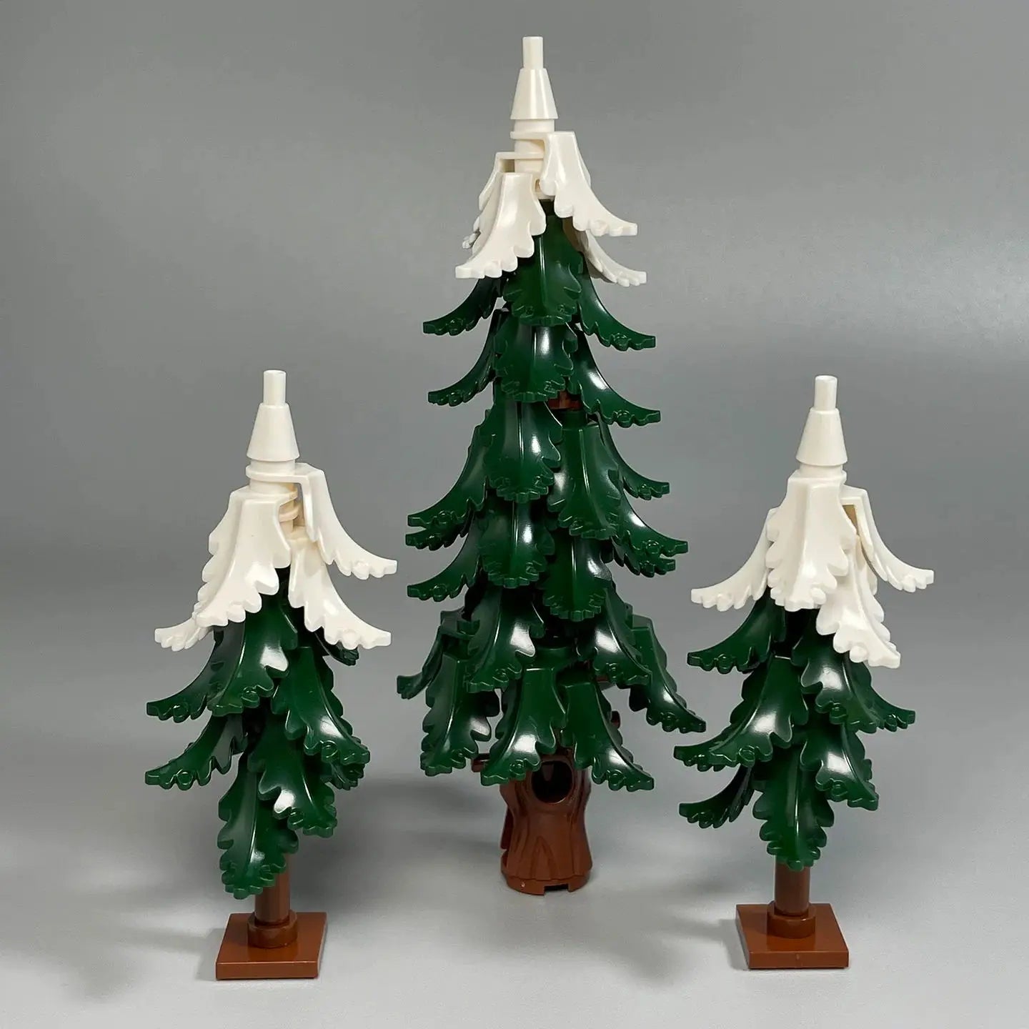 MOC City Garden Building Block Set – DIY Assembly Pine & Pine And Cypr, Street View Forest Plants, Trunk Leaves Grass Accessorie