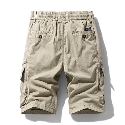 New Summer Men Cargo Cotton Shorts Mens Beach Multi Pocket Shorts Man Spring Fashion Casual Joggers Shorts Male Dropshipping