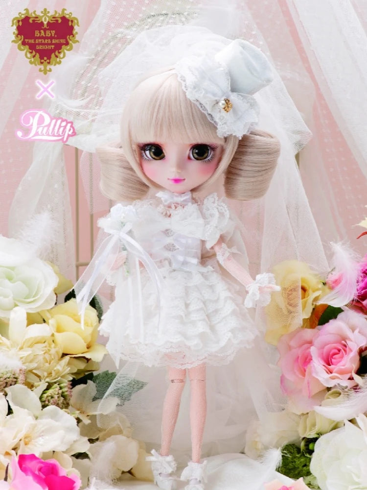 Genuine 1/6 Pullip Doll Collection Label P-288 Angel Bjd Fashion Doll Original Box Collect Model Ornament Girl'S Birthday Gift