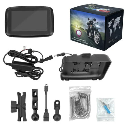 2026 Motorcycle Car GPS Navigation Wireless Apple Carplay Android Auto Car GPS Navigation IPX7 Waterproof Blutooth Google map