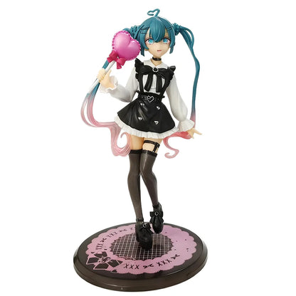 Hot Kawaii Girl Hatsune Miku Anime Figure Fashion Subclture Miku Action Figure Christmas Gift PVC Collection Model Doll Toys