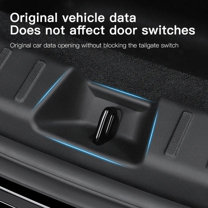 YZ For Tesla Model Y Juniper 2026 Trunk Sill Plate Protector TPE Rubber Protector Tesla Threshold Bumper Pad Prevent Scratching
