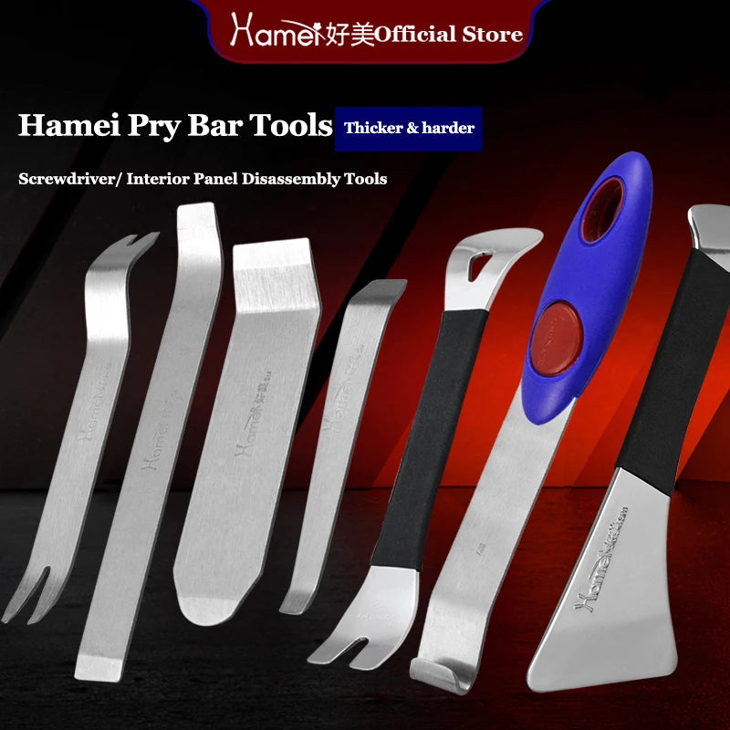 6-7 PCS Premium  Pry Bar Set Anti-Scratch Car Trim Removal Tool Universal for Auto Interior Household Appliance Disassembly kit