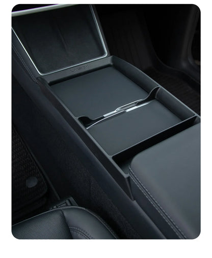 For Tesla Model 3/Y/YL Highland Juniper 2026 Center Armrest Storage Box Tray Console Organizer Box Accessories
