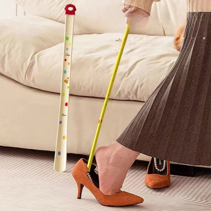 2026 New Smooth and Sturdy Long-handled Shoehorn Shoe-wearing Aid Extended Home-use Shoehorn No-bend Shoe Lifter Shoe Helper