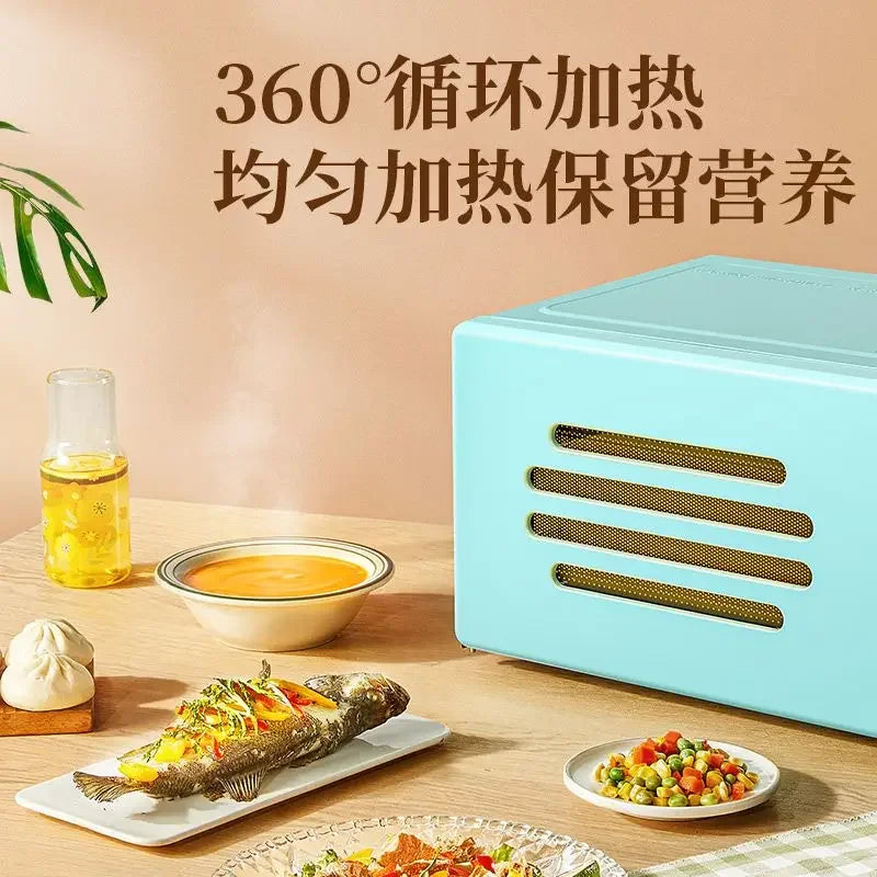 new 17 liters 700W high power Microwave oven smart home small machinery mini high value retro turntable professional thawing