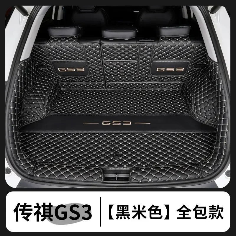 For GAC EMZOOM GS3 2023 2024 Car Boot Mat Rear Trunk Liner Cargo Leather Floor Carpet Tray Protector Accessories Mats